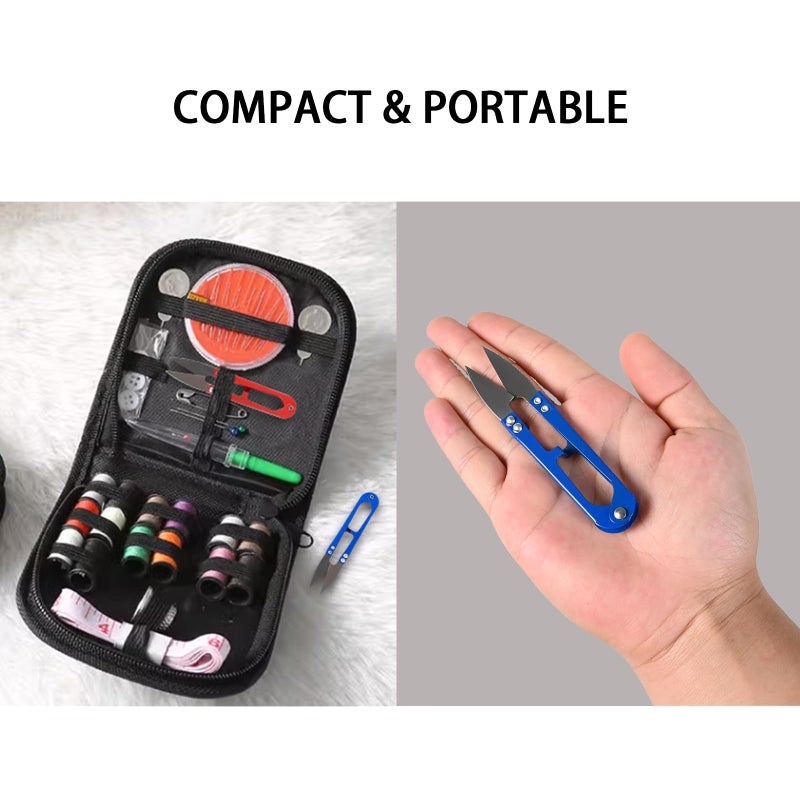 UCEC 12 Packs Thread Snips for Sewing Scissors Small Crochet Scissors Thread Cutter Yarn Cutter, 4.2" Sewing Snips Great for Stitch, Embroidery, Knitting, Mini DIY Supplie Colorful(COLOR RANDOM) - Image 5